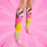 Pink Desert Cowboy Boots